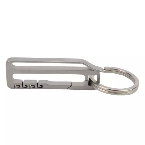 Titanium Alloy Belt Hang Buckle Durable Key Chain Waist Hanging Ring Key