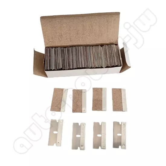 100 PCS Razor Blades Single Edge Extra Sharp Heat Treated Safety Knife Scrapers