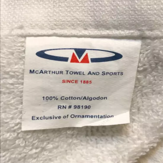 New! MLB Milwaukee Brewers Golf Sport Towel w/ Grommet & Hook McArthur Sports