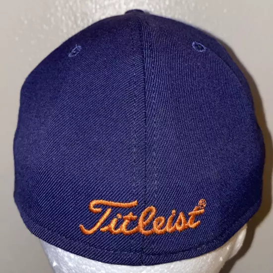 Titleist FJ by New Era Blue/Orange Strapback Fitted 7 1/2 Golf Cap Hat USA