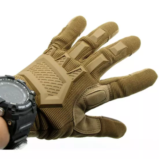 Tactical Full Finger Gloves Military Hunting Combat Shooting Touch Screen Gloves