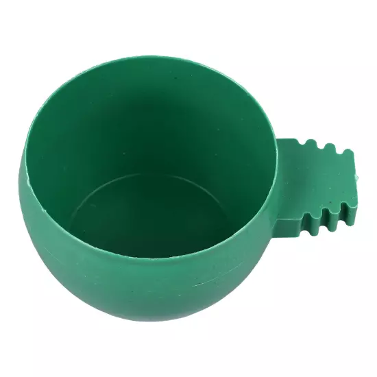 Bird Feeder Cage Cups Thickened Water Bowl Round Feeding Sand Cup