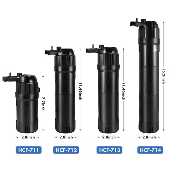 Internal Oxygen Water Filter Submersible Fish Tank Air Pump Aquarium Wave Maker