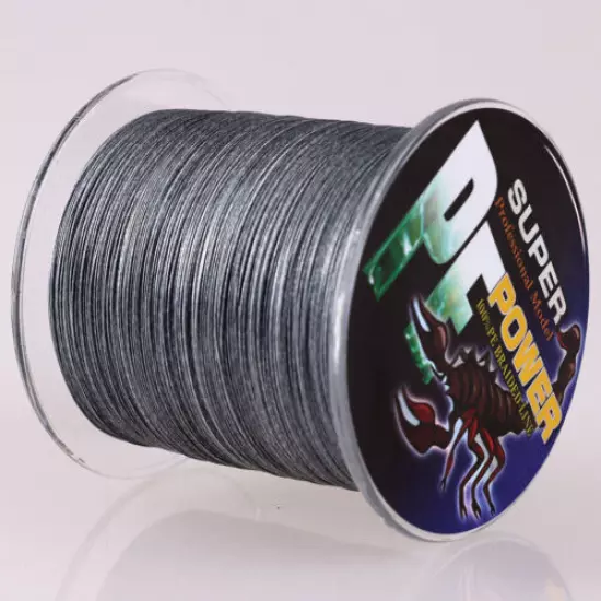 16 Strands 100M-2000M 20LB~450LB Gray Hollow pe Dyneema Braided Fishing Line Pro