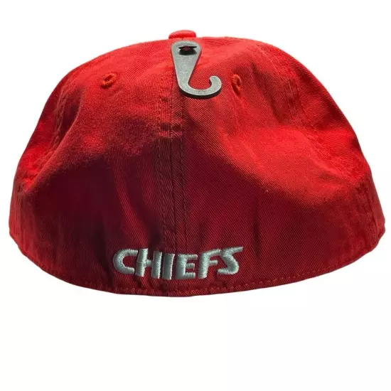 Kansas City Chiefs Fitted Hat SZ L Embroidered Logo NFL Football Ballcap Cap NWT