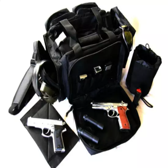 20" Range Bag NATO® Tactical Gun Pistol shoot 1000D Black Duffle swat police USA