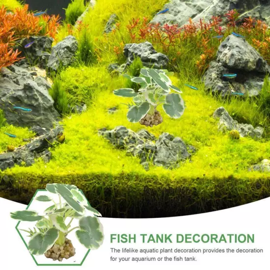 Artificial Waters Aquarium Silk Plastic Fish Tank Decoration K4C7