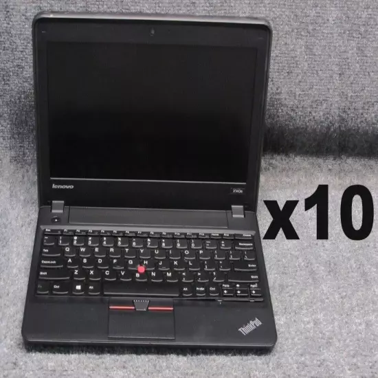 *LOT OF 10* Lenovo ThinkPad X140e 11.6" Laptop AMD 1.40GHz 4GB RAM *NO HDD*