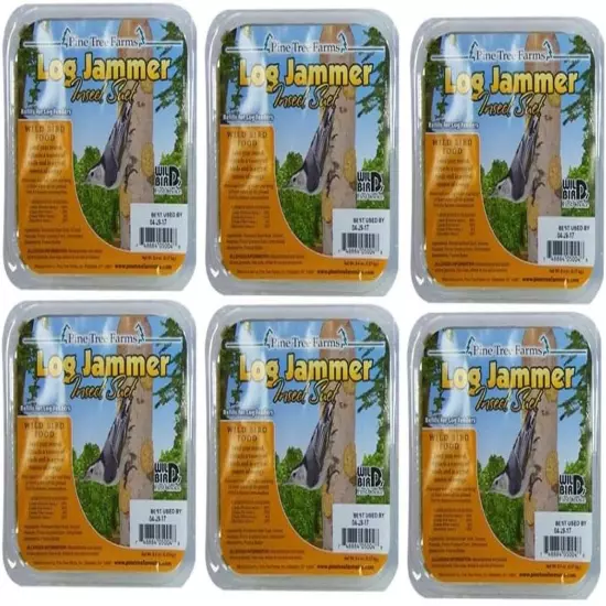 6 Pack of Log Jammer Insect Suet