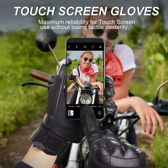 Men Tactical Gloves Motorcycle Touchscreen Airsoft Gloves for Hunting Paintball