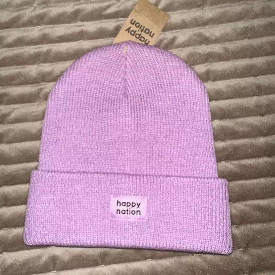 Happy Nation Pink Winter Hat