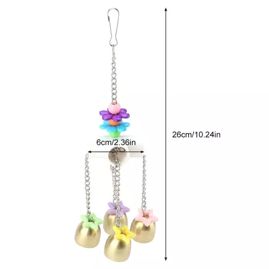 Birds Swing Toy Climbing Ringing Bells Parakeet Playing Toys Exercise