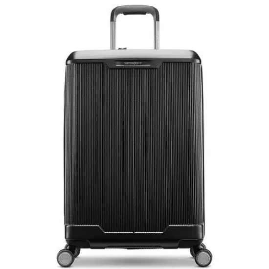 SAMSONITE Silhouette 17 21" Carry-on Expandable Hardside Spinner BLACK