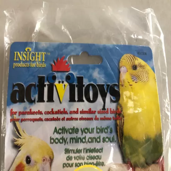 Bird Toy attaches to Bird Cage - JW Insight Activitoys Keeps bird active, NEW!!