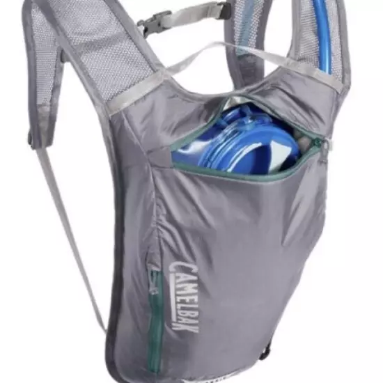 CamelBak Classic Light Bike Hydration Pack 70oz, Gunmetal/Hydro #045 