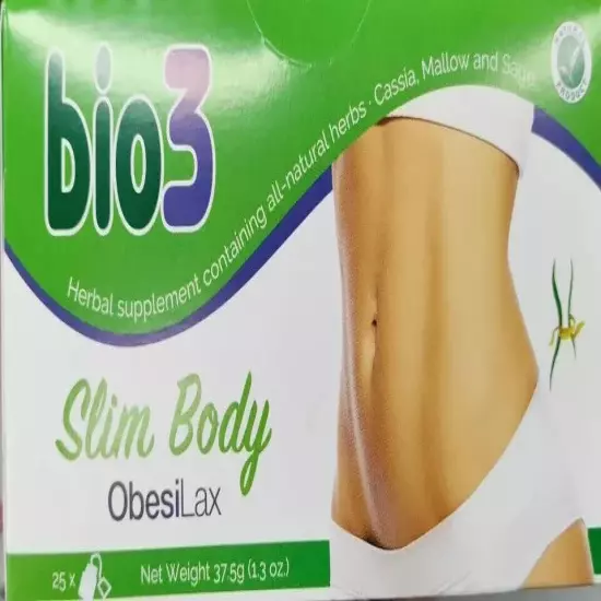 Bio3 Weight Control Tea,Slimming Slim Body,Weight Control Detox,2 Packs, 50 bags