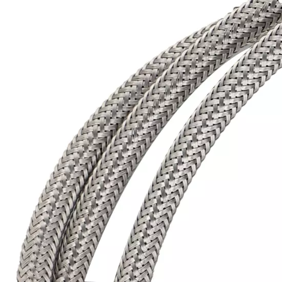 Inflation Hose 4500 PSI 60\" Stainless Steel Braided Hose High Pressure