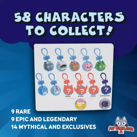 PET Simulator X - Mystery Pet Minifigure Toys with Collector Clip - Blind Bags 3