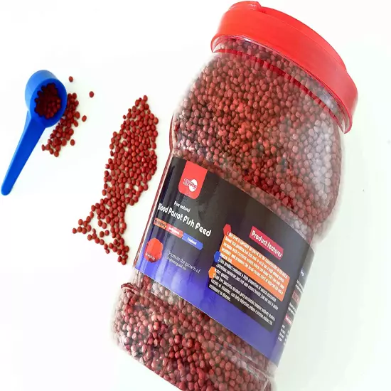 1Kg Parrot Fish Pellets Food Color-Enhancing Red Parrot Cichlid Fish Feed Food