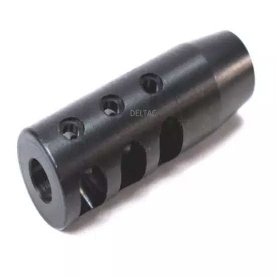 DELTAC® "Slingshot" muzzle brake for 1/2-28RH - Complete threading kit