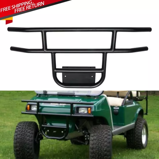 For Club Car Golf Cart Front Bumper Brush Guard Fits 1981-Up DS Models Black