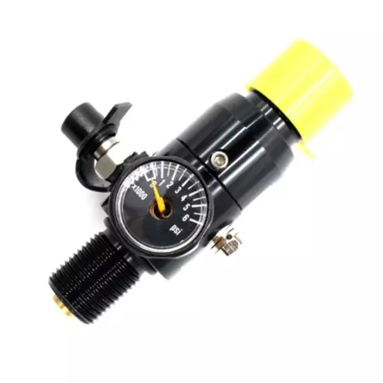 1pc 4500psi Regulator Paintball PCP Air Compressor Tank Valve Pressure HPA Black