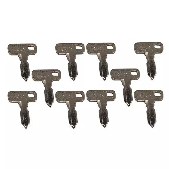 (10) Ignition Keys 1012505 Fits Club Car DS Gas & Electric models (1982 & Up)