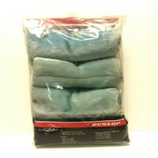 Vintage Dunlop Set of 4 Furr Pile Golf Club Covers Baby Blue Equipment Accessor