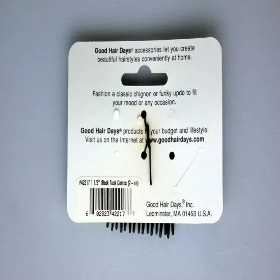 The Original Grip-Tuth® Good Hair Days Tuck Side Combs Made in USA Mix&Match