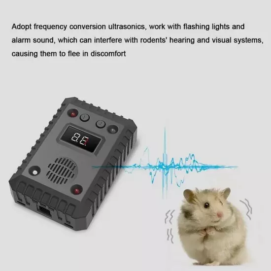 Car Ultrasonic Mouse Repeller Vehicle Rat Rodent Pest Animal Deterrent Repellent