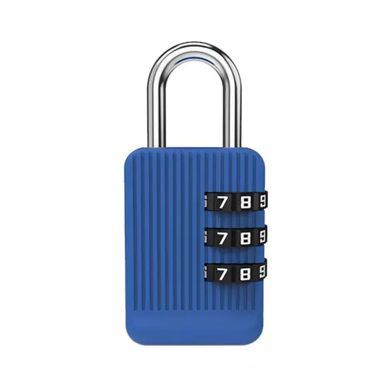 Zinc alloy 3 Digit Password Lock Safe Luggage Combination Lock Travel Outdoor