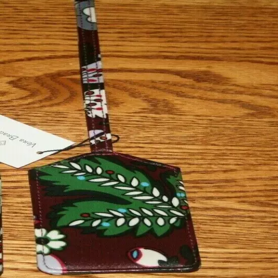 Vera Bradley LUGGAGE TAG ICONIC laminated travel suitcase ID case RETIRED NEW