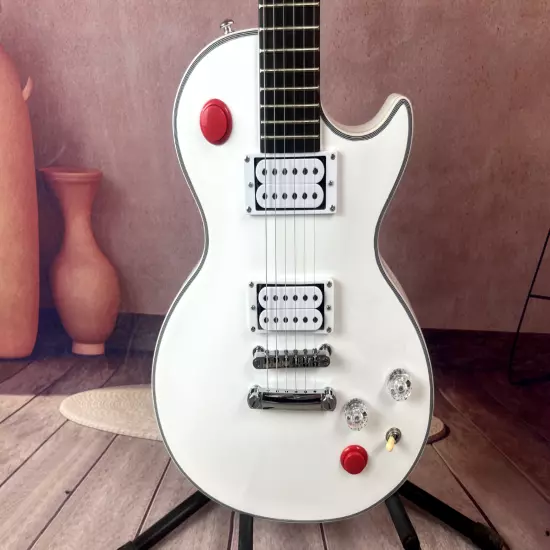 Buckethead Signature LP Electric Guitar Alpine White 2010 Silent Switch 24 frets