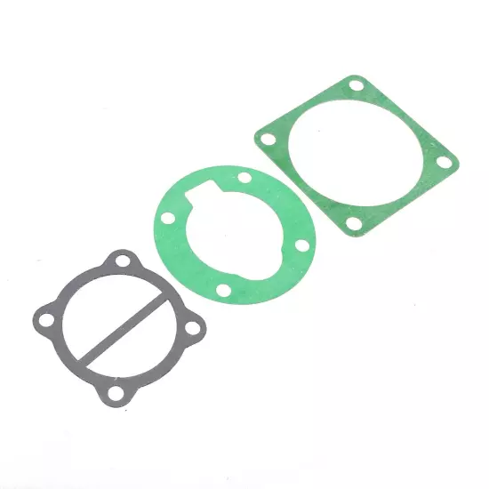 Valve Plate Gaskets Washers Set for Air Compressor 3 Pcs Black Plastic Material