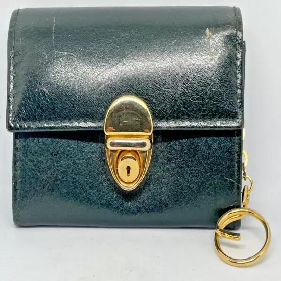 Charter Club Wallet Coin Purse with Key Chain Leather