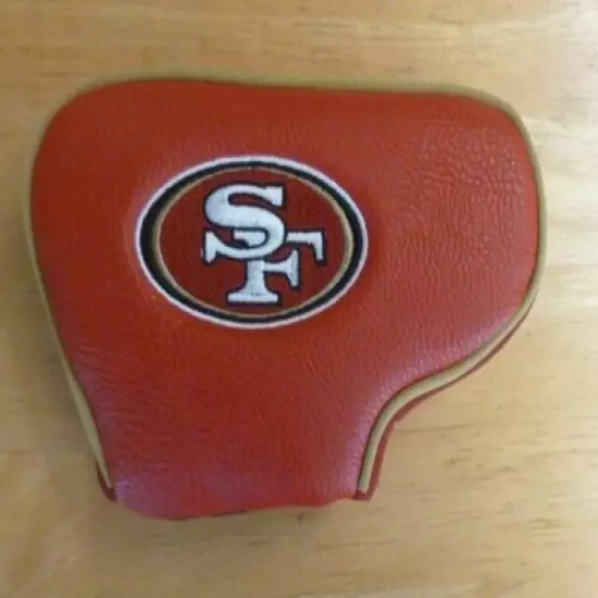 San Francisco 49ers NFL Blade or Mallet Putter Golf Club Head Cover Embroidered