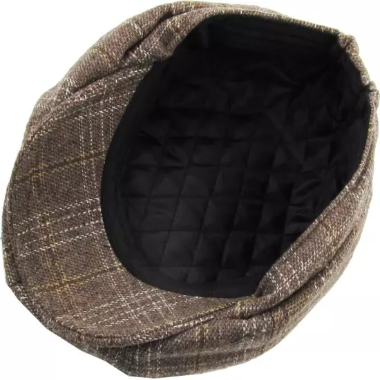 Mens Ivy Hat Golf Driving Ascot Winter Flat Cabbie Newsboy