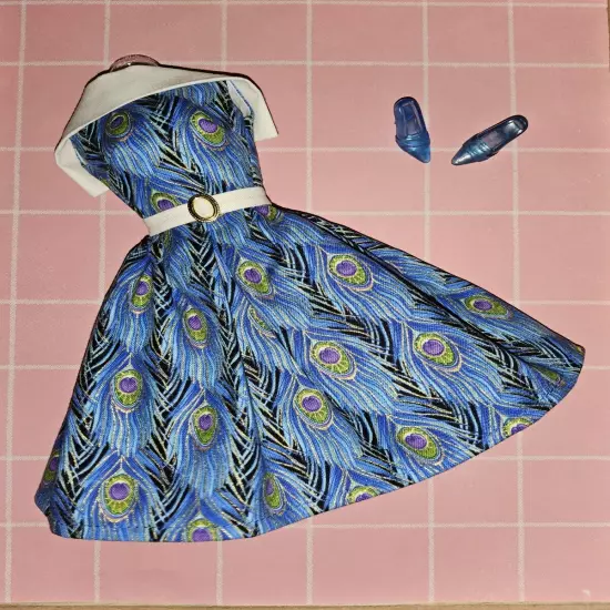 Vintage Style Barbie Dress Handmade 