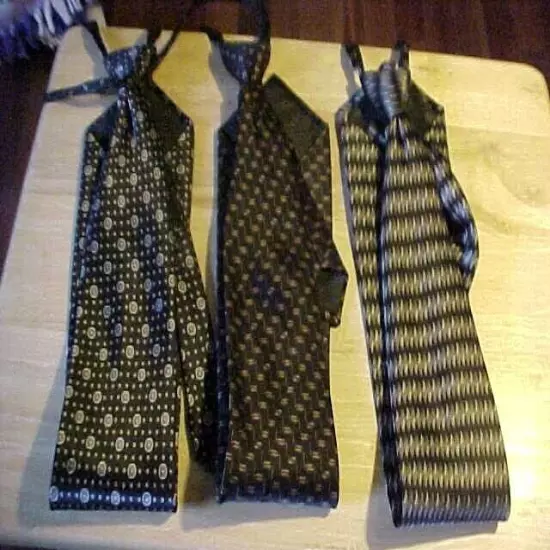 Lot Of 5 George Foreman x Long Silk Comfort Tie Ties Lot 6