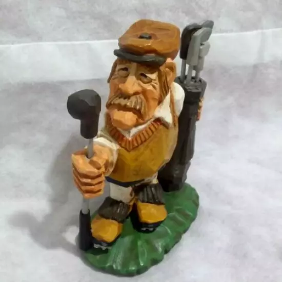 The David Frykman Portfolio Figurine The Golfer 61/4" H Collectible Great Gift