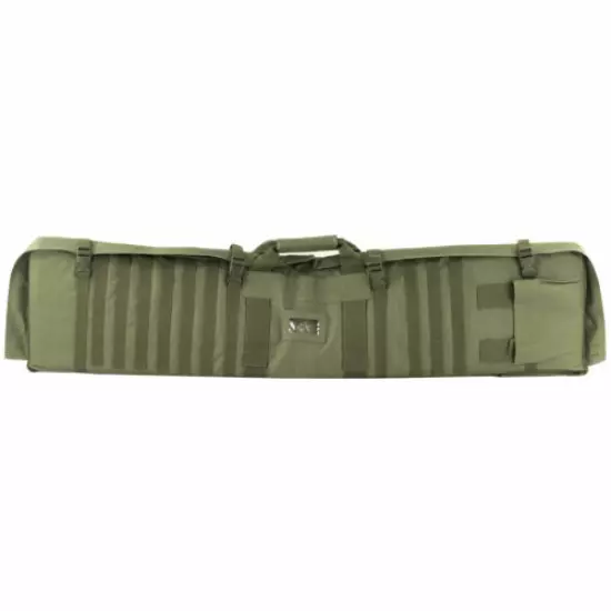 Ncstar 48" Rifle Case Unfolds to 66" Shooting Mat w-PALS Webbing Padded Shoulder