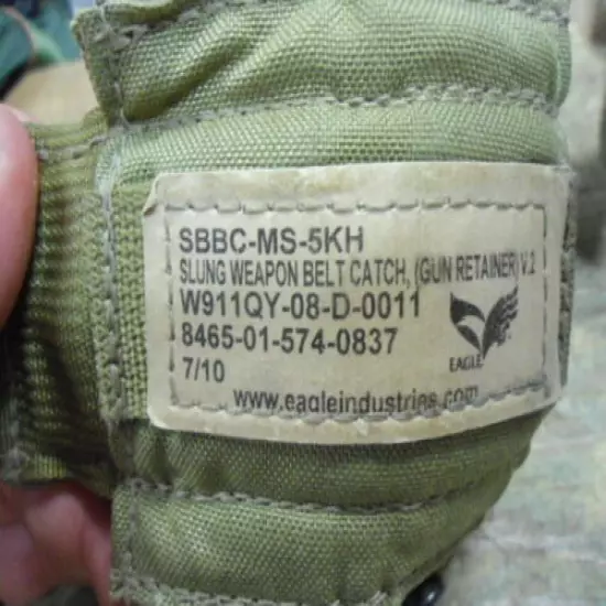 US Military/Eagle Industries Slung Weapon Belt Catch NSN: 8465-01-529-1518