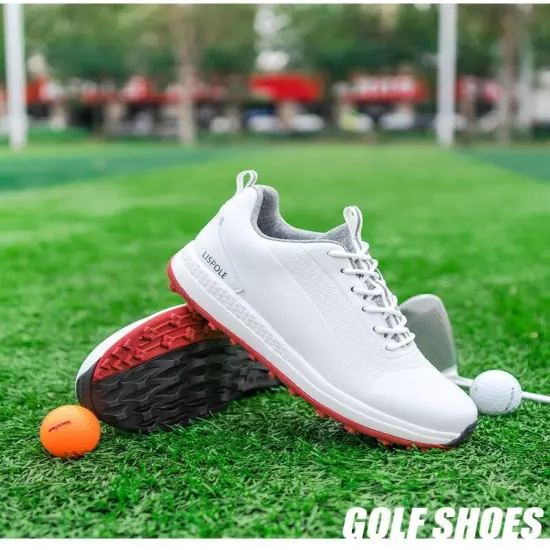 Men Outdoor Golf Sneakers Waterproof Comfortable Wear Resistance Walking Shoes 