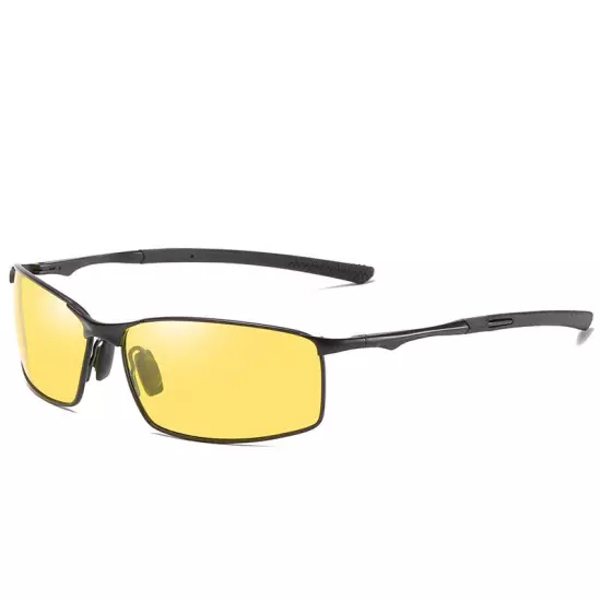 Rectangular Polarized Sunglasses Men Lightweight Outdoor Casual Glasses UV400