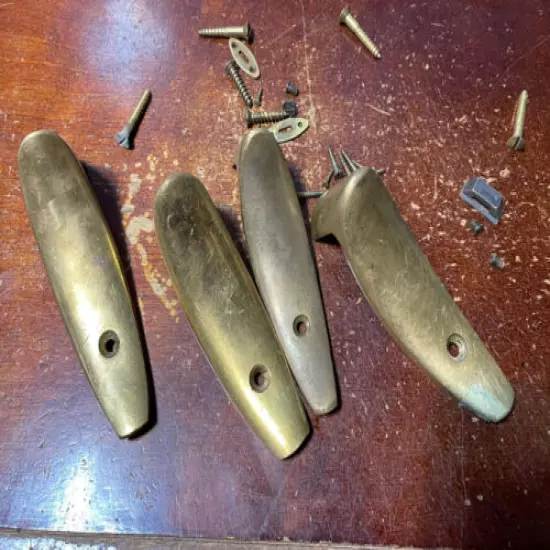 Thompson center Hawken, etc Brass Curved Factory Butt Plates mix w/ parts 