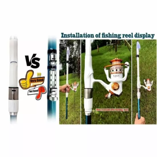 Carbon Rock Fishing Rod 3.6m 4.5m 5.4m 6.3m Freshwater Fishing Telescopic Pole