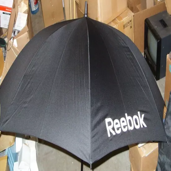 REEBOK Sports Athletic Wear - Branded 52" Umbrella 10J101 - 100% Polyester - NOS