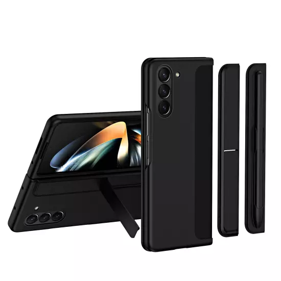 For Samsung Galaxy Z Fold 5 Fold 4/3 Rugged Bracket Stand Holder Case with S Pen