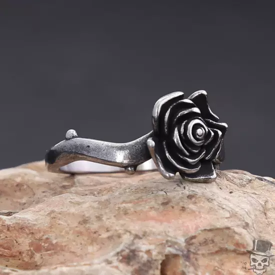 Sculpt Rings™ Rose Flower Ring | 316L Stainless Steel Punk Jewelry