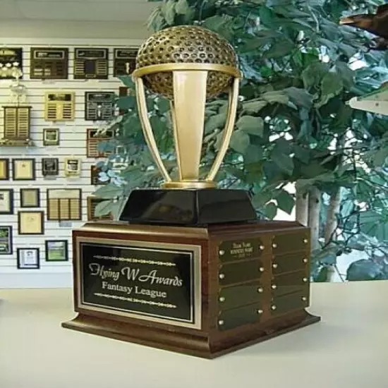 GOLF PERPETUAL TROPHY 16 YEAR AWARD 13 INCHES TALL P*TRC-47/5 3 SIZES SMALL ~